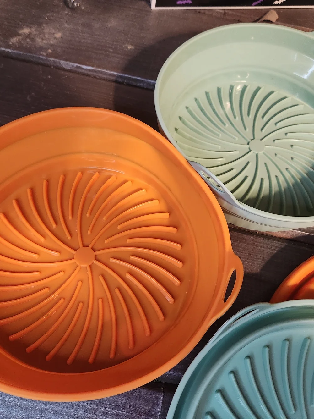 Silicone Travel Collaspoble Slow Fed Dog Bowls, Set Of 4